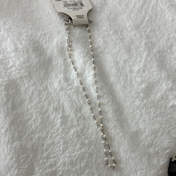 American Eagle Outfitters Silver Necklace with Pearl - Picture 4 of 4